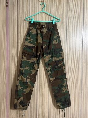 Camo Cargo Pants - Green Camo
